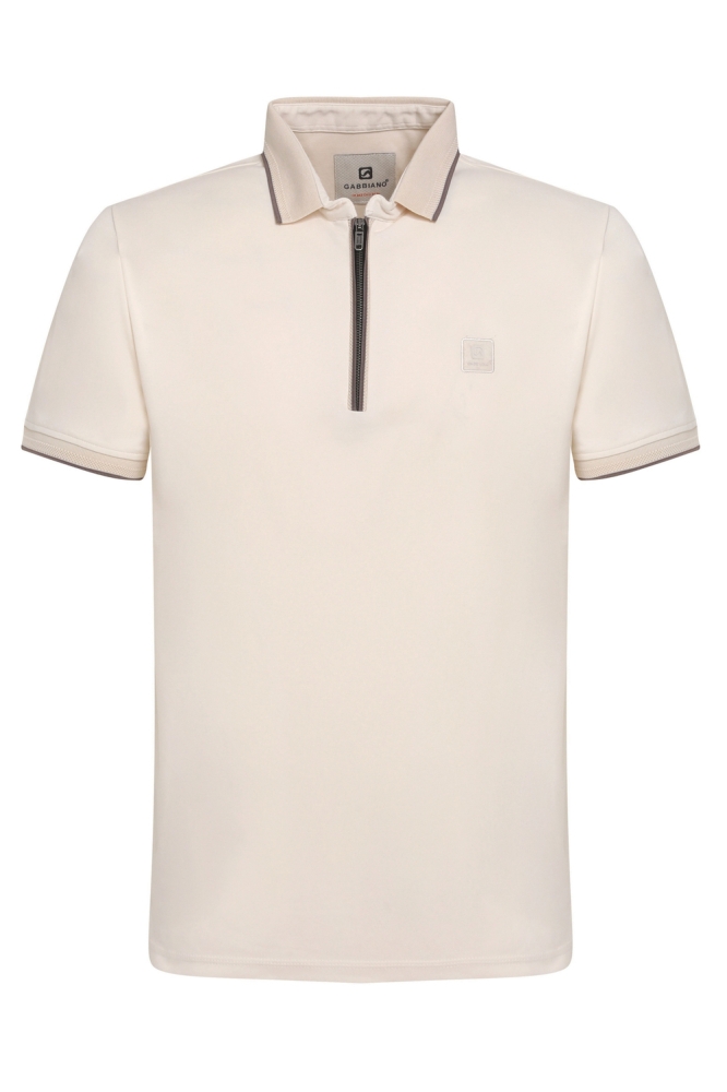 PREMIUM ZIPPER POLO 235920 SAND